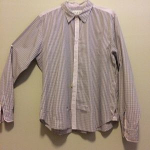 Guess Sz XXL Plaid Cotton Men Shirt Two Fabrics